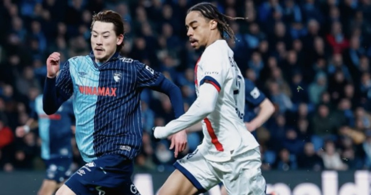 [리그앙 REVIEW] 61분 동안 빛났다...'이강인 1도움+기회창출 3회' PSG, 르 아브르에 1-0 신승→승점 4점 앞선채 리그 1위 '독주'