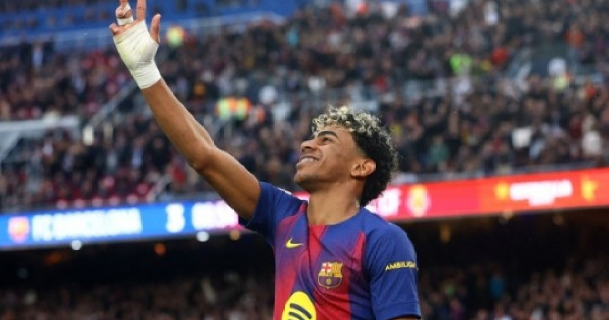 바르셀로나, 라민 야말의 해트트릭으로 4-1 대승