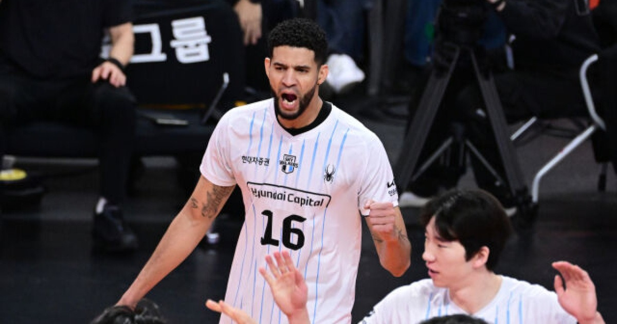 '와 놀랍다' 쿠바 괴물 25점 친정 폭격, 현대캐피탈 연패 탈출→1위 맹추격…6위팀 패패패패 수렁, 불가리아 국대 6점 [MD부산]