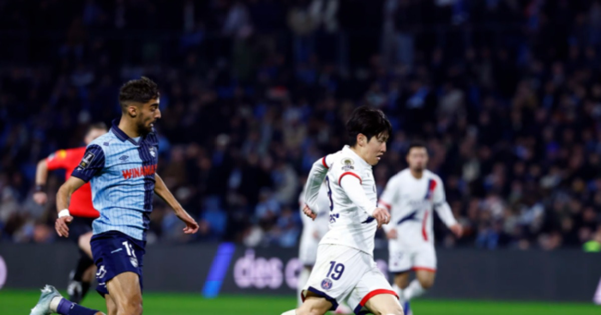 리그1서 이강인의 기량 폭발, PSG 1-0 승리