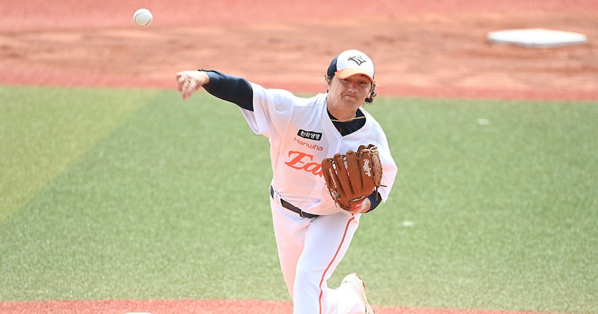 한화 이끌 新외국인 에이스의 맹활약, KIA 상대로 3이닝 무실점