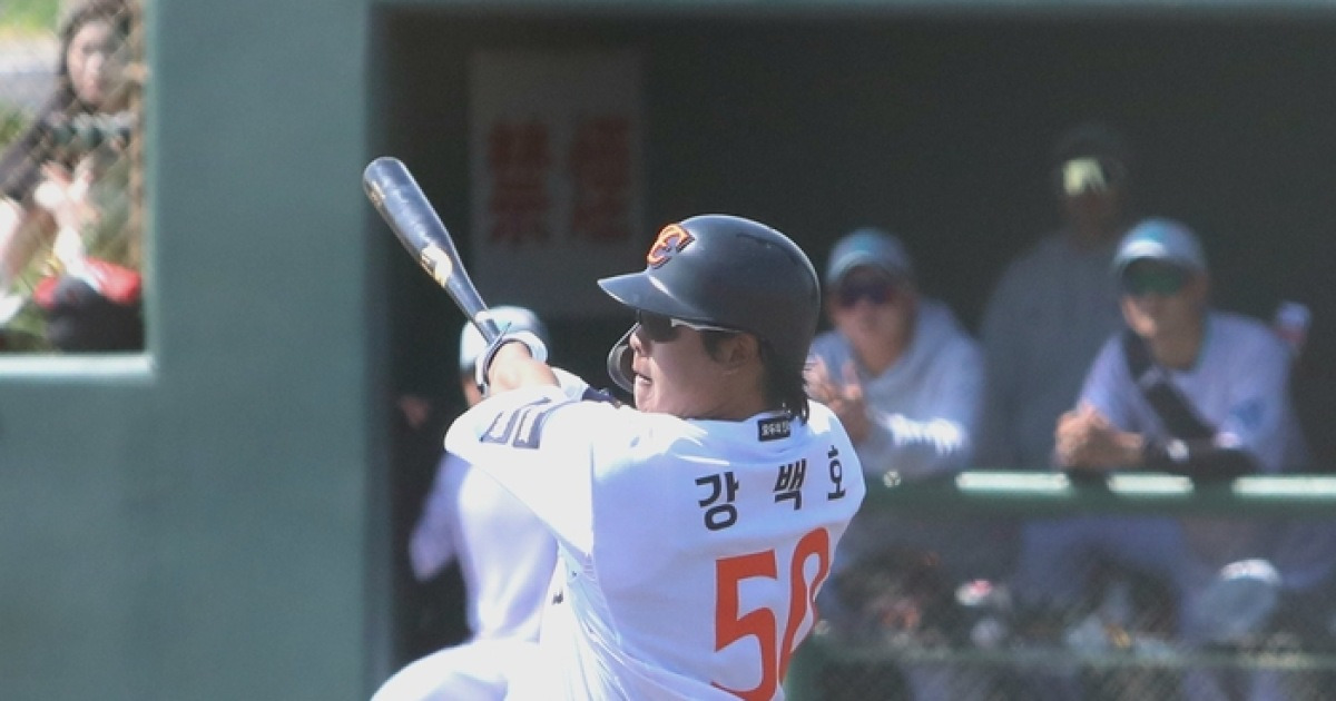한화, 강백호의 맹활약으로 KT전 4연승 달려