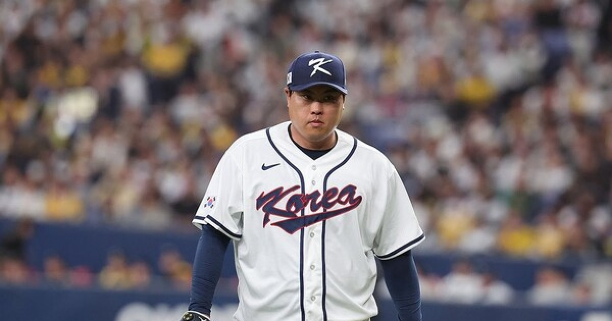 '에이스' 곽빈은 2이닝 못버티고 '41세' 노경은-'39세' 류현진이 안정 [한국-한신]