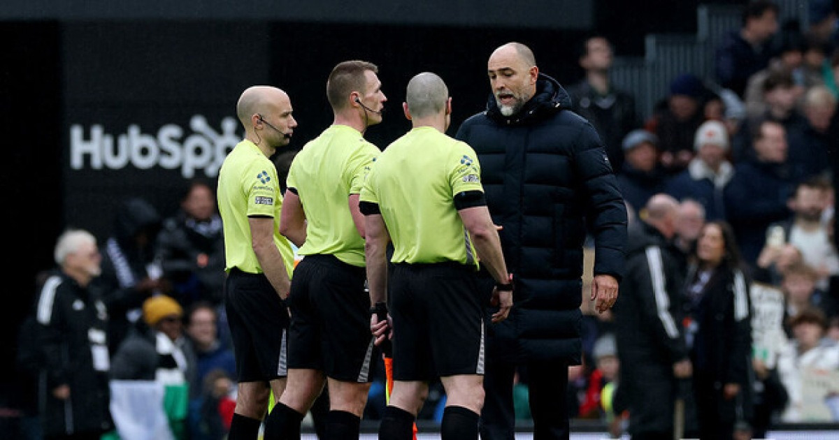 토트넘의 아쉬움, 판정의 미묘한 차이