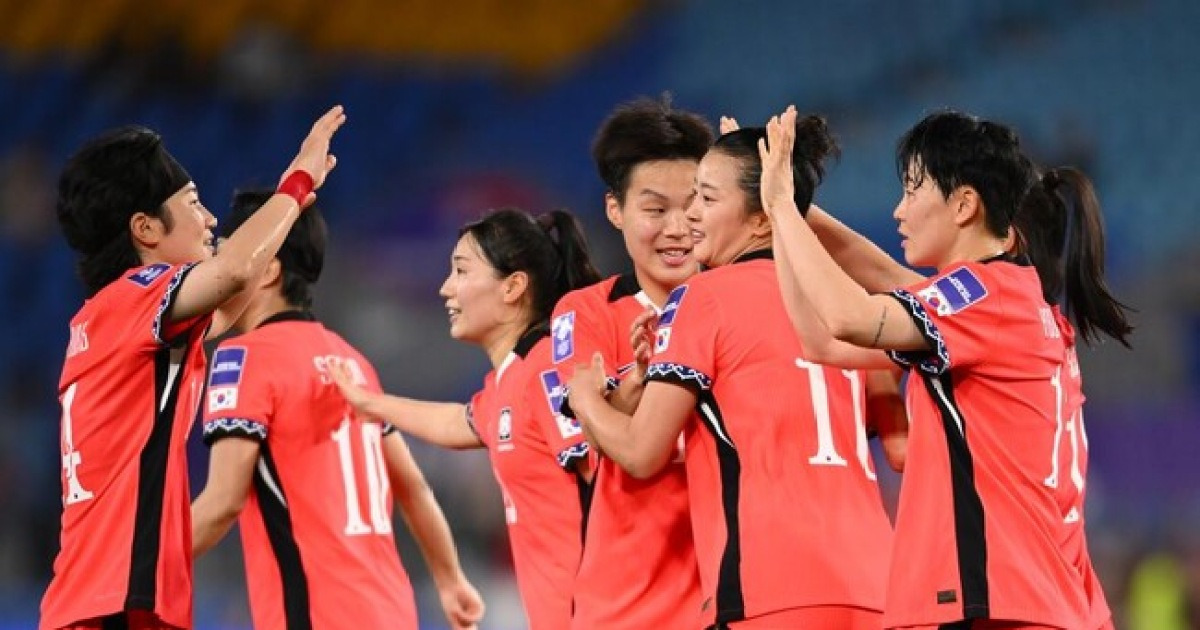 한국 女축, 아시안컵 첫 경기서 이란에 3-0 완승...신상우호, 무실점 승리