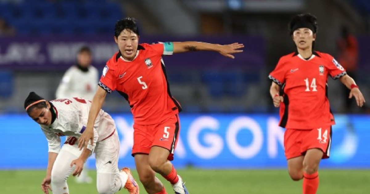 한국 여자 축구대표팀, 2026 AFC 여자 아시안컵서 이란에 3-0 완승