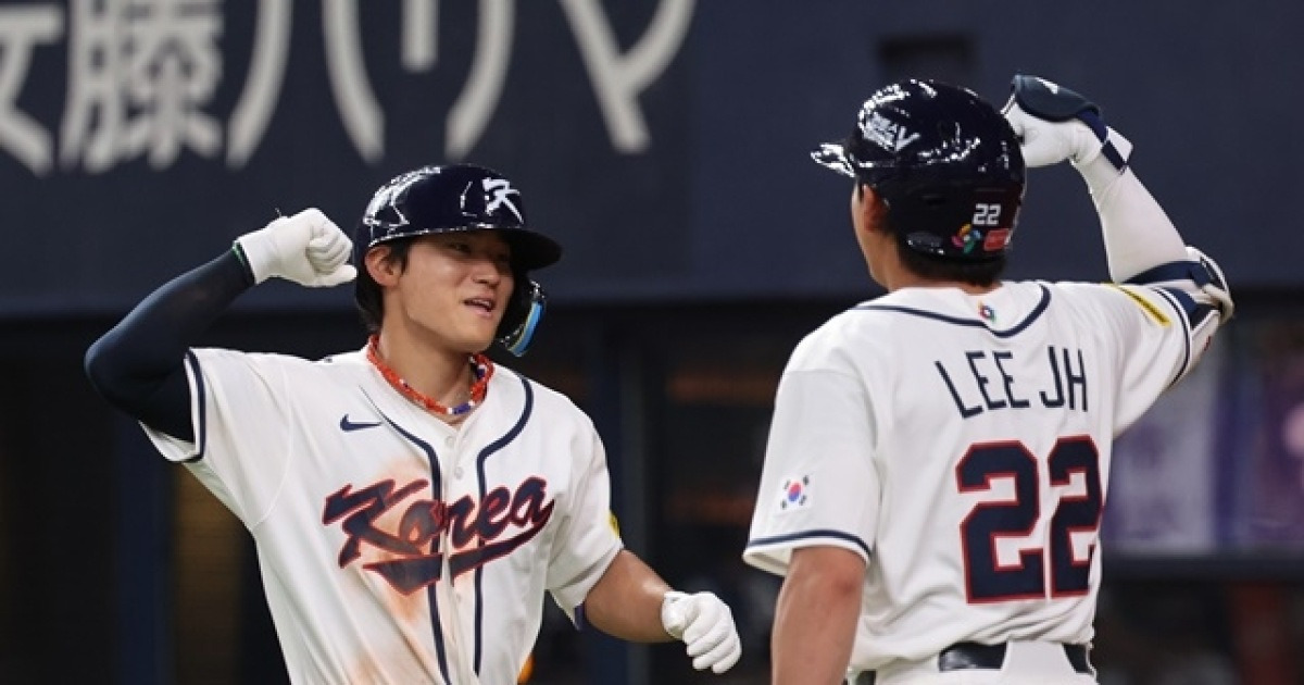 ‘곽빈 2이닝 3실점→김도영 동점 솔로포’ WBC 앞둔 류지현호, 첫 평가전서 한신과 3-3 무승부