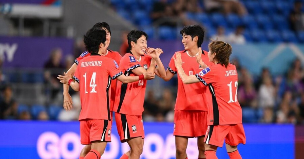 한국 여자 축구대표팀, AFC 아시안컵 개막전서 이란에 3-0 완승