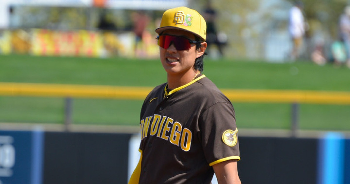 '수 읽힌' 송성문, 상대투수 '유인구'도 안 던진다…오클랜드전 2타수 1안타 타율 0.214