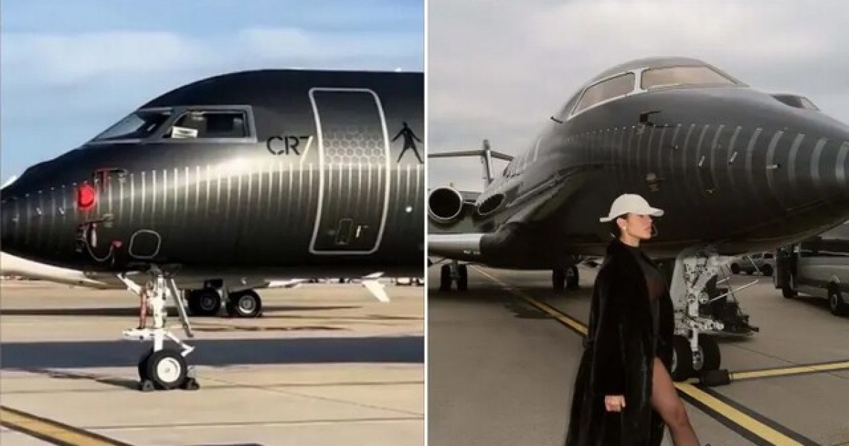 스케일이 다른 피난? 사우디 탈출한 호날두의 CR7 전용기, 이란 미사일 사태 속 2일 새벽 마드리드행