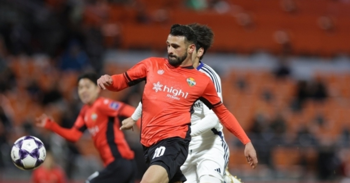 강원FC, AFC 챔피언스리그 16강 1차전서 FC 마치다 젤비아와 0-0 무승부