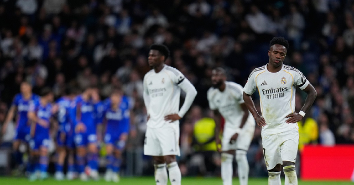 음바페 빠진 R마드리드, 11위 헤타페에 0-1패