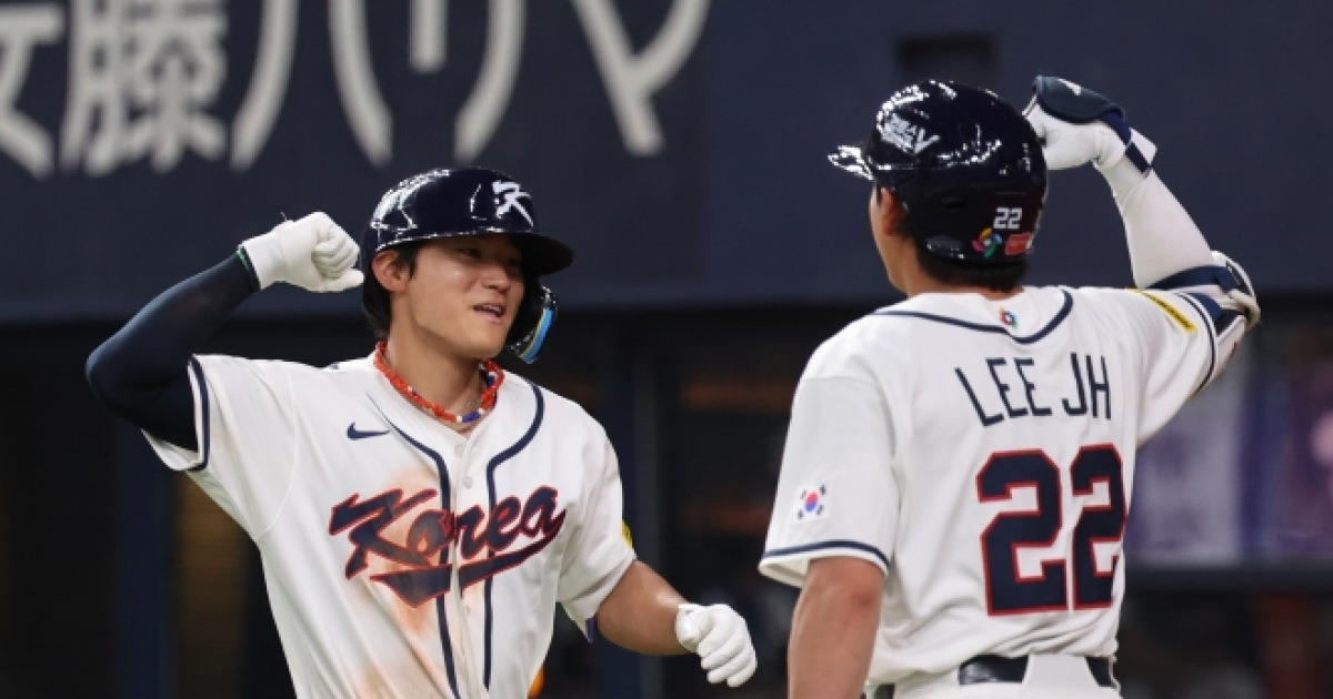 韓國代表팀, 日정상급 투수 공략 성공... WBC 본선 기대감 고조