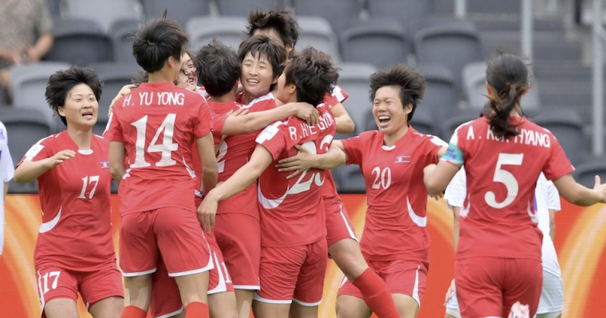 16년 만에 여자 아시안컵 본선 나선 북한, ‘명유정 해트트릭’ 앞세워 1차전서 우즈베키스탄에 3-0 완승