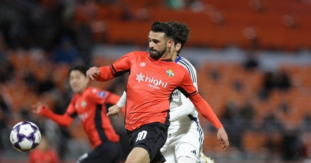 ACLE 16강전, 강원과 마치다 젤비아의 팽팽한 승부