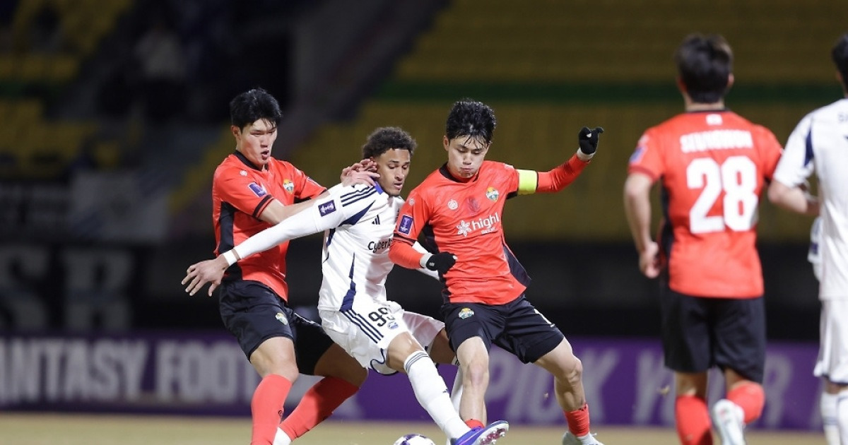 '아부달라 골대 강타' 강원FC, 또다시 결정력에 울었다…日 최강 마치다와 0-0 무승부→ACLE 3경기 연속 무득점 [현장 리뷰]