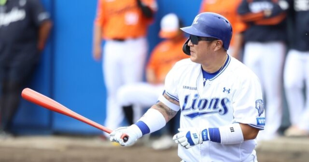 최형우, 복귀전서 좌익수 출전...삼성, 7-11 패배