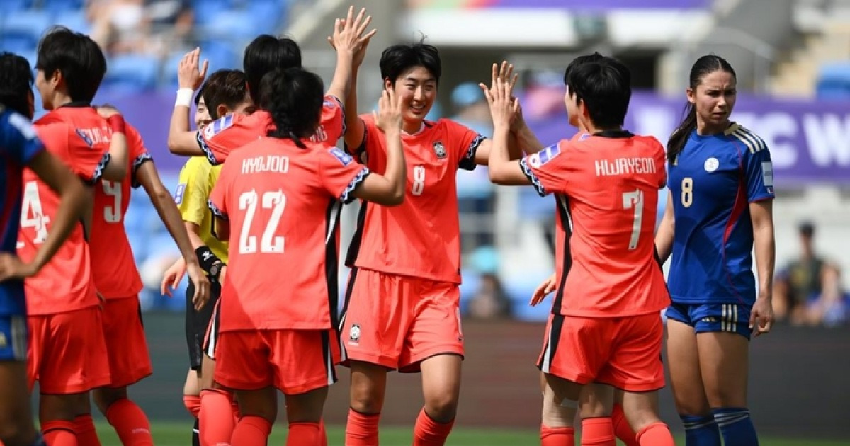 한국 여자 축구, 필리핀전 3-0 완승으로 조 1위 고지 점령