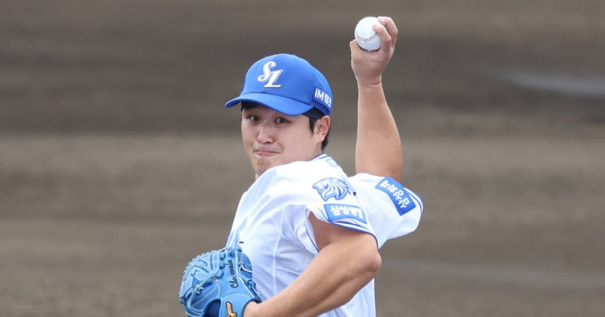 경기도 좋지만 일단 선수보호. 강풍에 7이닝 단축. 25구에 이닝 종료. 8연속 출루 삼성, 이재원 투런포 LG에 8-4 승리