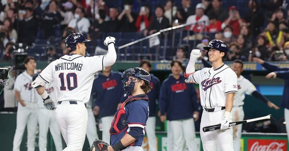 위트컴 여권 뺏어야 하나!... 연타석 홈런으로 한국 8-3 리드 벌려[WBC 체코전]