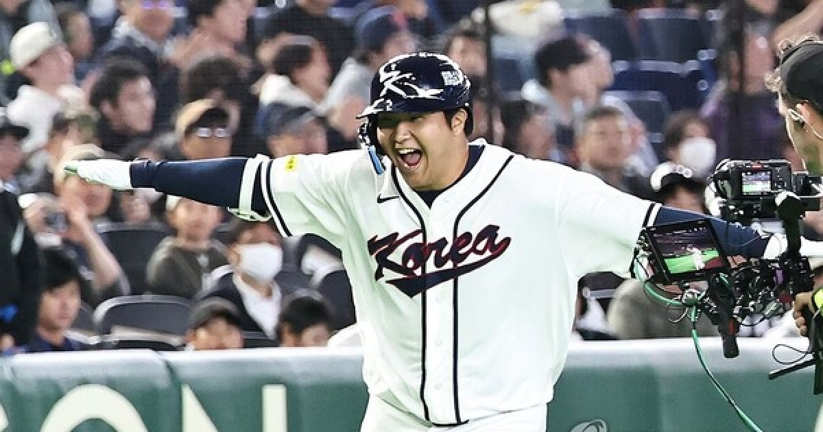 문보경 또 타점!... 한국, 7회말 10-3 멀리 도망갔다[WBC 체코전]