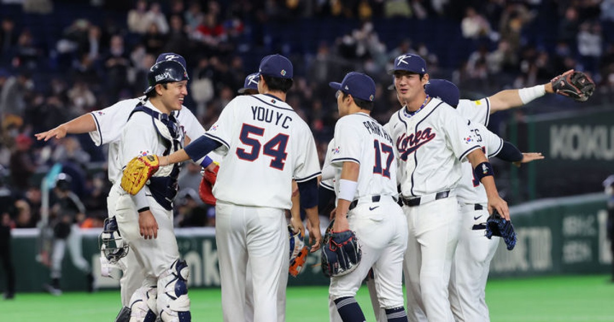 한국 야구, WBC 1차전서 체코 제압…'1차전 징크스' 탈출 성공