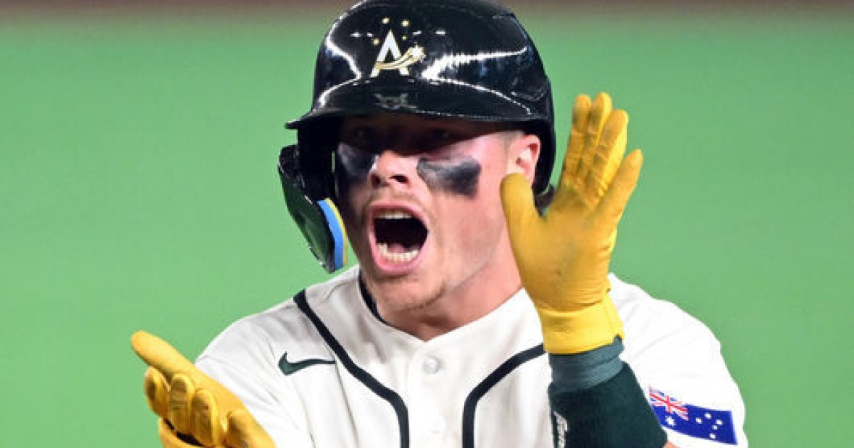 ‘역시 ML 전체 1순위 다르네’ 바자나, 167km 레이저 홈런 폭발…호주 이변의 중심타자, 경계 대상 1호