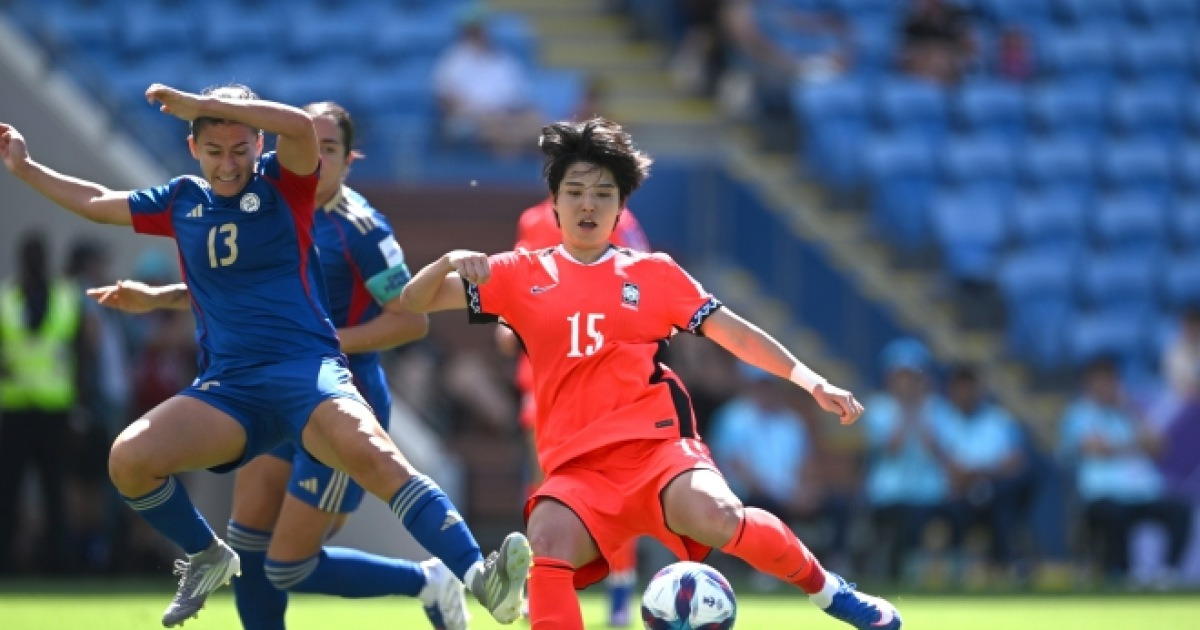 한국 여자 축구대표팀, 필리핀 꺾고 2연승 달려