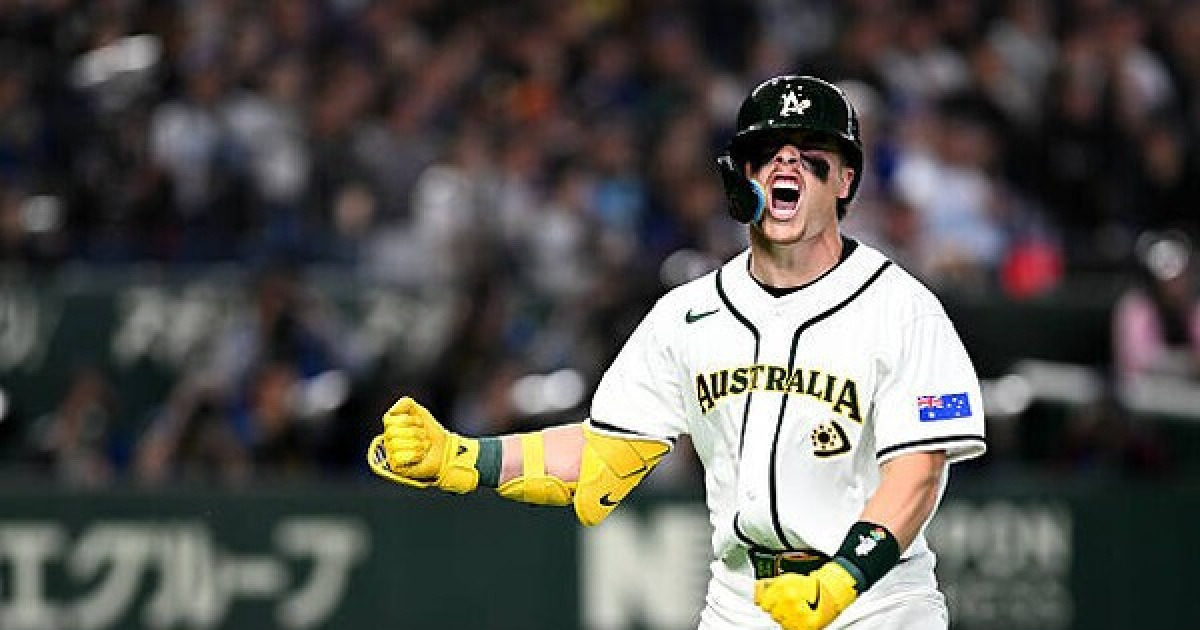 WBC 개막전서 호주, 대만에 3-0 완승... 트래비스 바자나의 쐐기 홈런