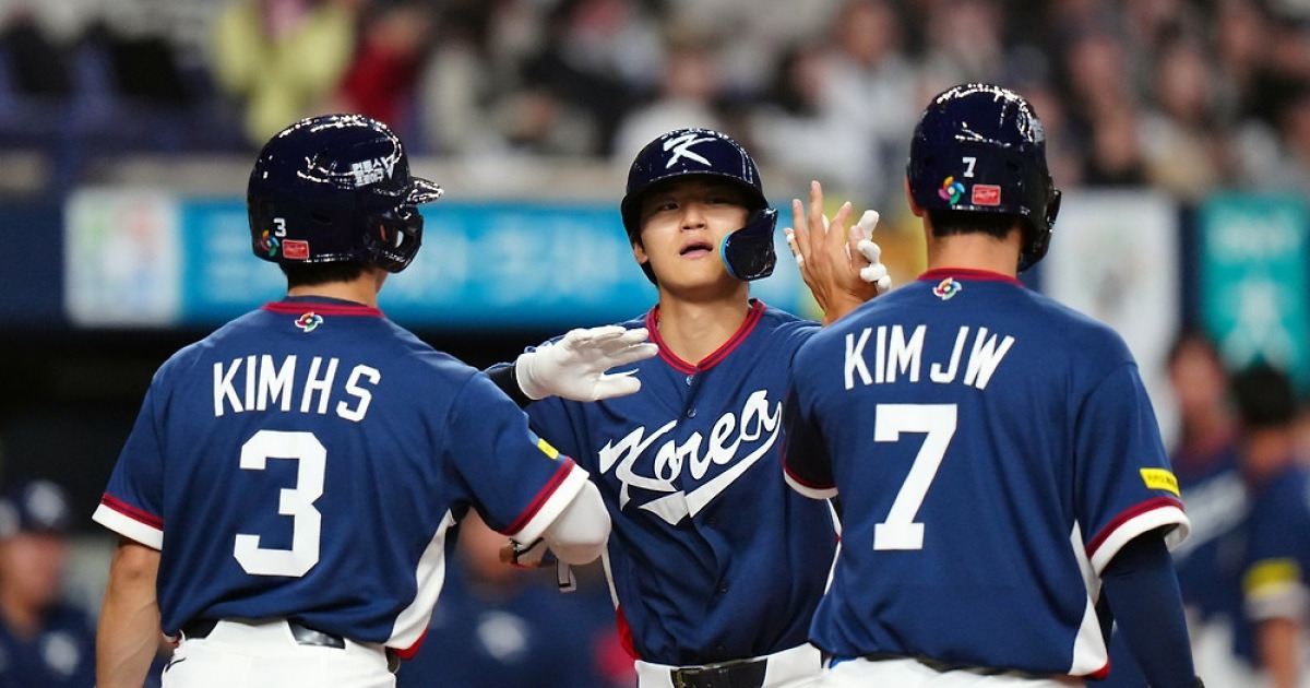 한국 야구대표팀 WBC 체코전 관련 이미지