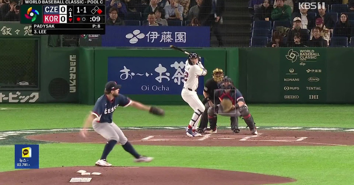 한국 야구 홈런 퍼레이드, 17년 만에 WBC 1차전 승리