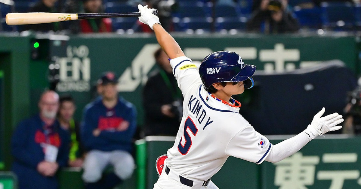 '한국 이런 적 처음이야' 1차전부터 11득점 대폭발!…이제 '무안타' 김도영만 터지면 된다 [WBC]