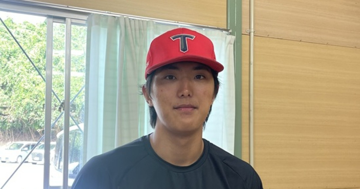 이의리, 연습경기서 부진 털어내고 재기 성공