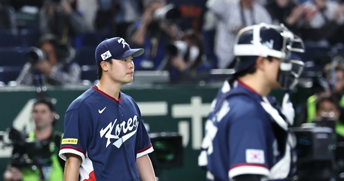 '통한의 밀어내기 볼넷' 한국, 오타니 앞세운 일본에 6-8 석패…맞대결 11연패 수렁 [WBC 도쿄]