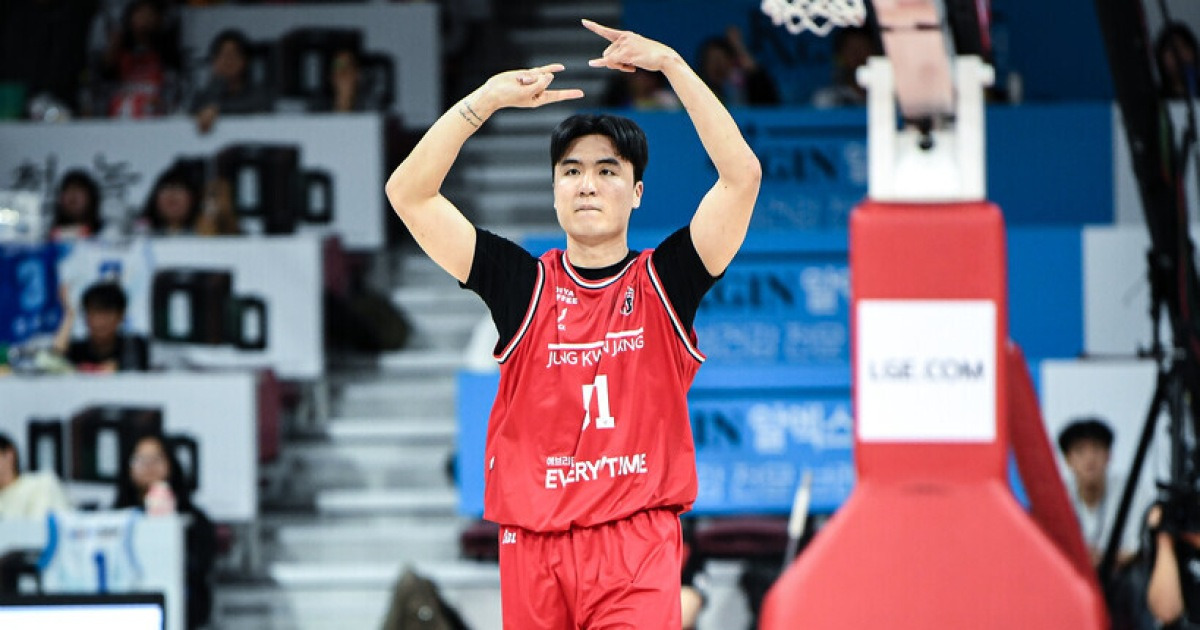 '신 스틸러' 한승희 재등장+박정웅 종료 14초 전 결승포! 정관장, 가스공사 또또또또또 잡았다…2위 사수