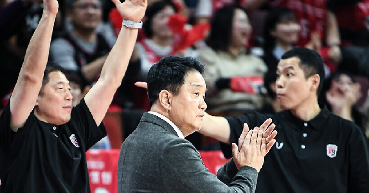 “결국 수비로 이겼다” 유도훈 감독 미소…한승희 4Q 활약엔 “이게 특기다”