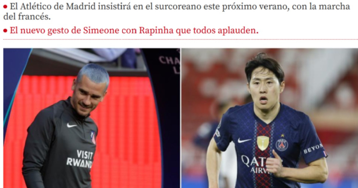 "이강인은 선물-그리즈만 대체자" 스페인에서 쏟아지는 극찬...라리가 다시 누빌까