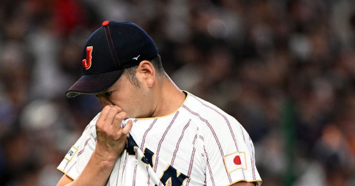 '안타안타안타' 美日 121승 베테랑, 한국 타선에 1회부터 당했다…기쿠치, 3이닝 3실점 교체 [WBC]