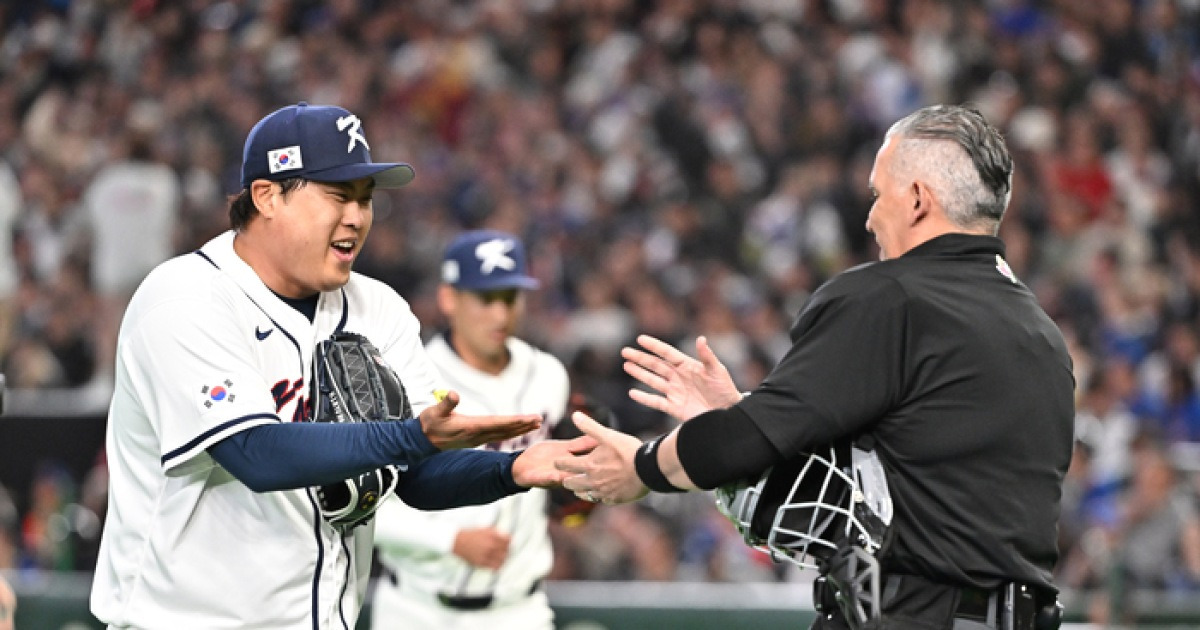 류현진, 완벽한 제구력과 호투... 한국의 WBC 희망을 이어간다