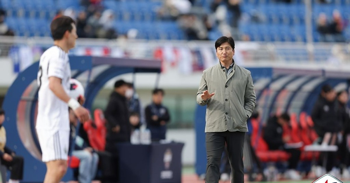 프로축구 정정용의 전북, 김천 상무와 무승부