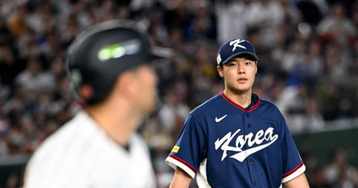 한국, 일본에 6-8 패배... 불펜진의 제구 난조가 결정적