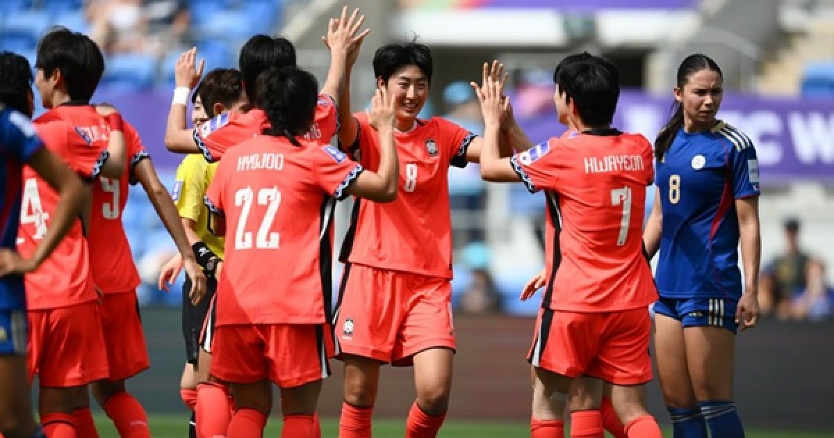 한국 여자 축구, 호주와 3-3 무승부... 골득실 우세로 A조 1위 8강 진출