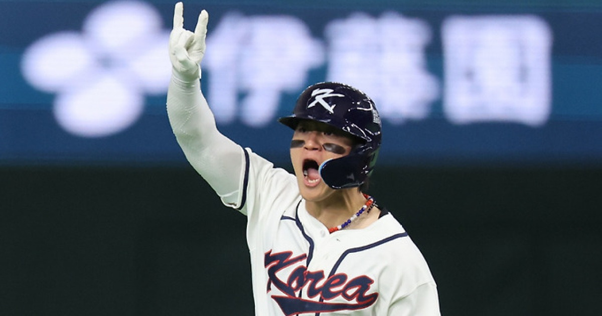 대만에 홈런→홈런 맞아도 괜찮다…한국엔 김도영이 있으니까, 역전 투런포 대폭발