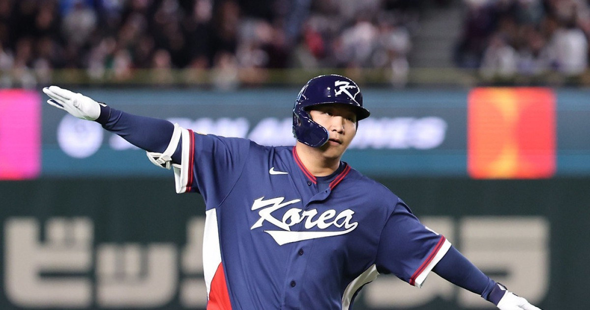 찾았다! 국제대회 해결사…‘연일 적시타’ 韓 보물 된 NEW 중심타자 문보경