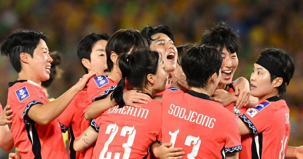 한국 여자 축구, 호주와 3-3 무승부... 토너먼트 진출 확정