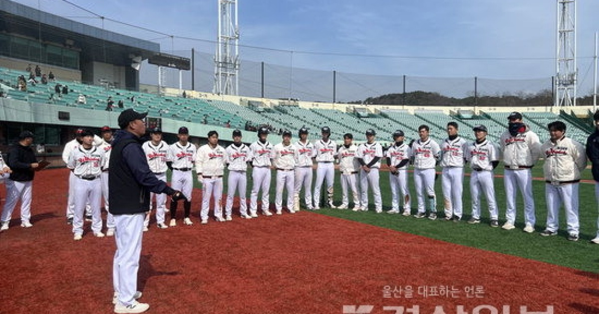 울산웨일즈, 연습경기서 일본인 투수들의 실전 감각 점검