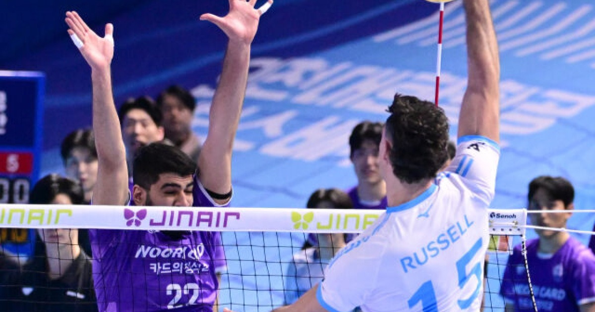 '이란 폭격' 아픔 속 미국 前국대 폭격 막아낸 알리 '봄 배구 희망을 쏘다' [유진형의 현장 1mm]