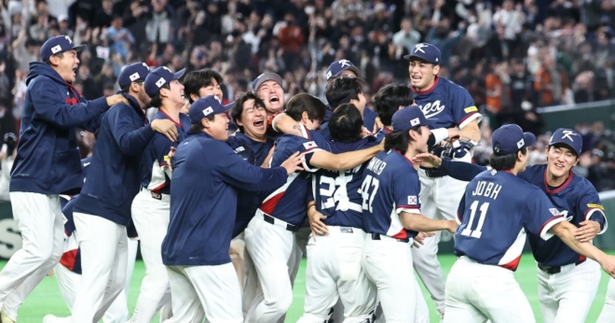 한국, 17년 만에 WBC 8강 진출... 호주 7-2 완파