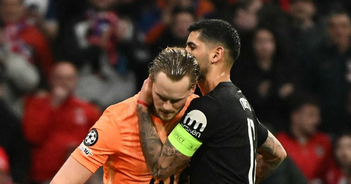 'UCL 데뷔전' 킨스키, 15분 3실점 '호러쇼' 악몽.. 대참사 토트넘, 아틀레티코 원정 2-5 참패…공식전 6연패 수렁