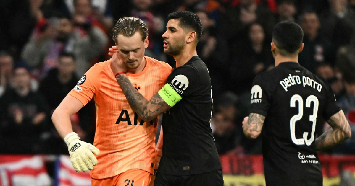 "정신줄 놓은 토트넘, 이게 팀이야?" 미끌→미끌 전반 17분 GK 교체 촌극, 22분만에 4실점…아틀레티코에 2-5 참패 '16강 사실상 조기탈락'[UCL 리뷰]